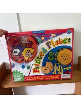 Vintage 2002 Shure Painted Plates Craft Kit Sealed Y2K Creativity Series